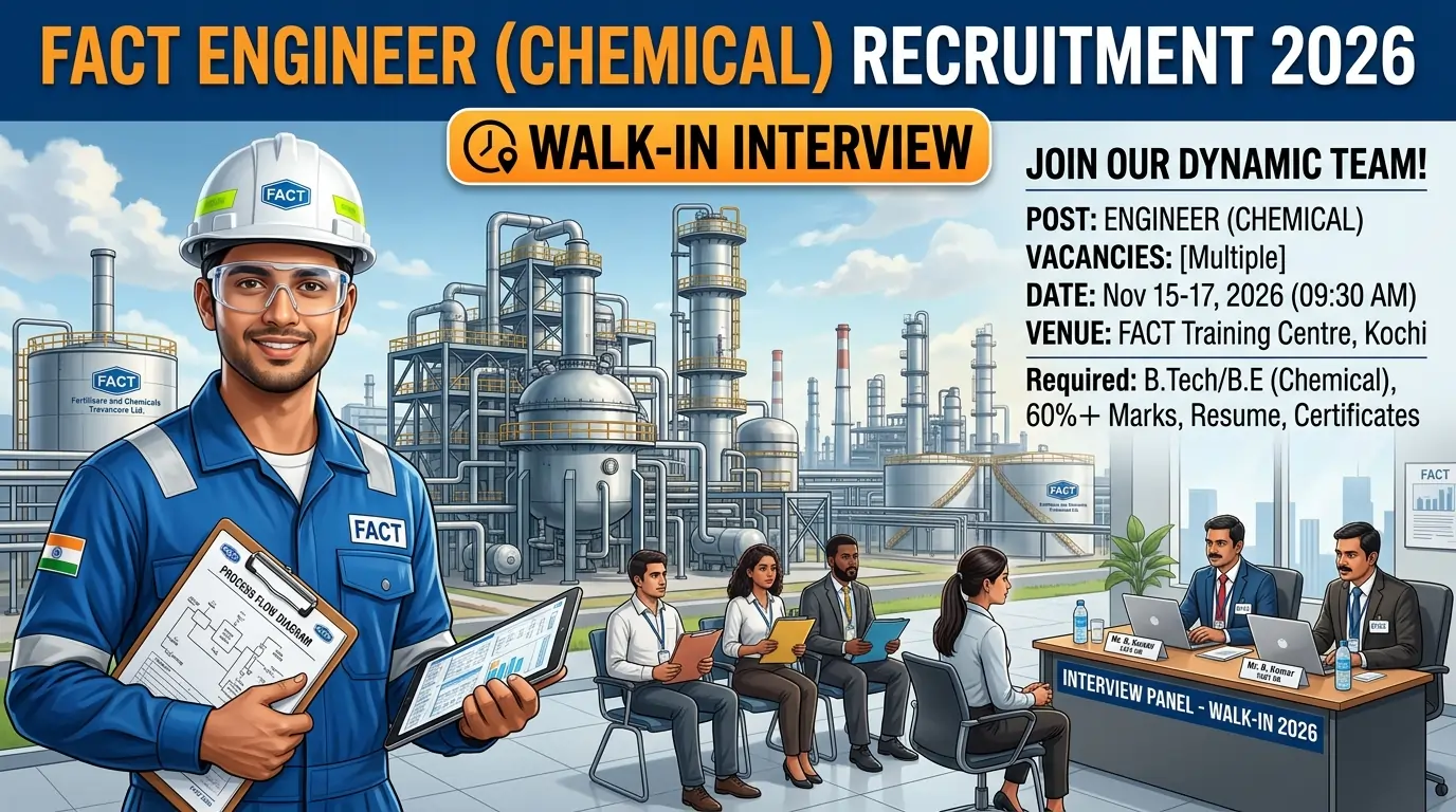 FACT Engineer Recruitment 2026